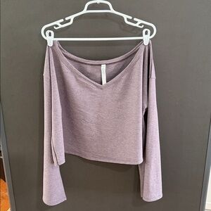 Lululemon | Show Your Depth Crop Sweatshirt Top Womens l/xl